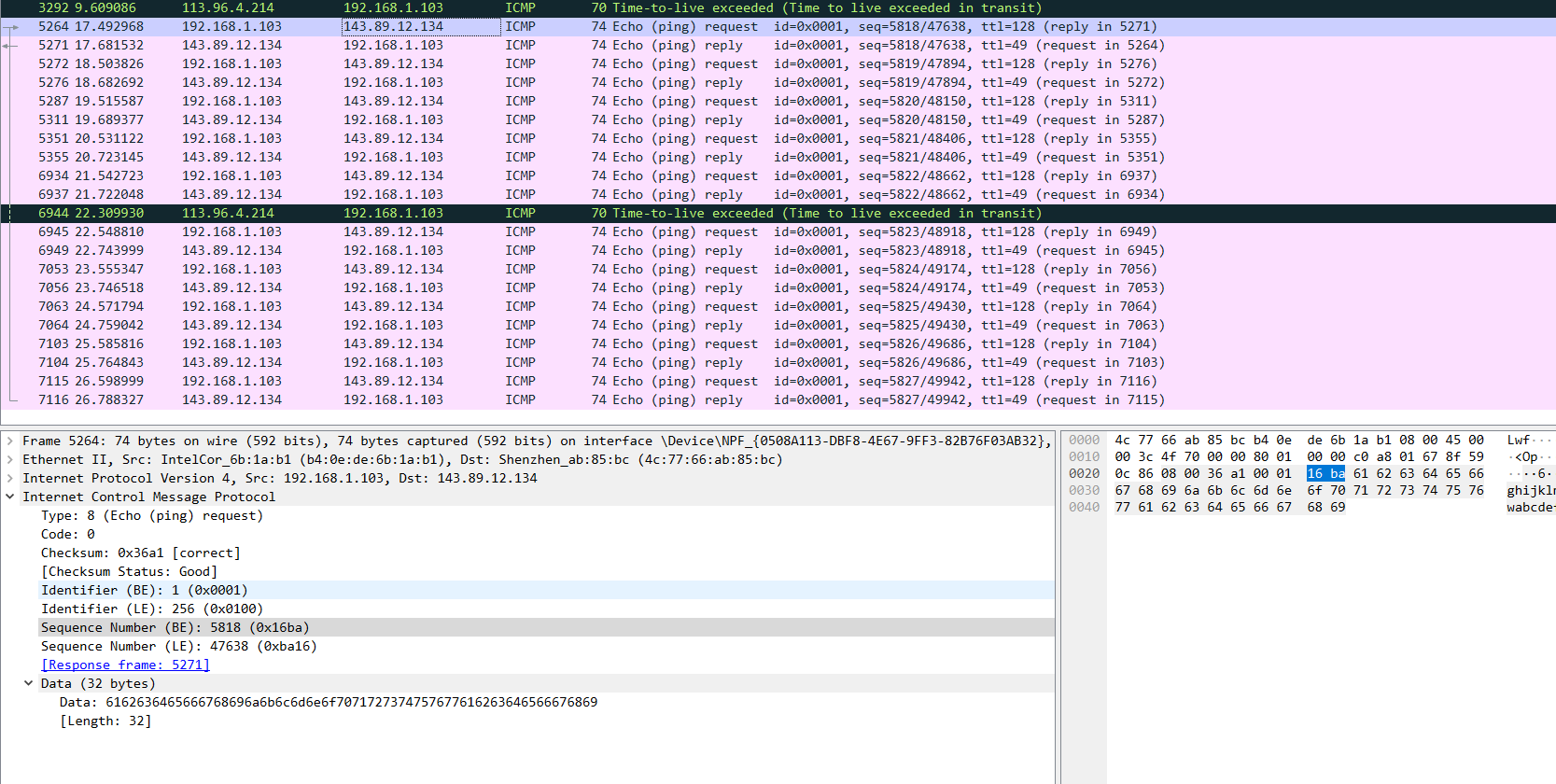  Wireshark ICMP GCFBLOG live A Poetic Life